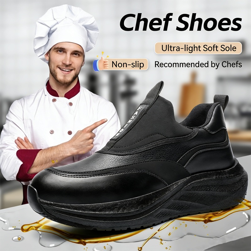 Kitchen Gadgets For Men - Мужские кожаные туфли на платформе, водонепроницаемые,