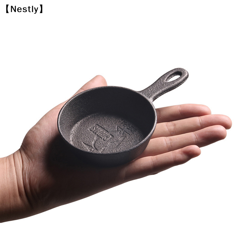 Cast Iron Skillet - Мини-сковорода из чугуна 8,5 см, антипригарная,