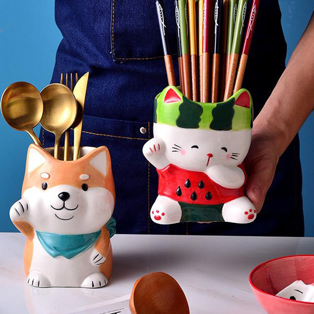 Kitchen Utensil Holder - Керамическая подставка для столовых палочек, держатель