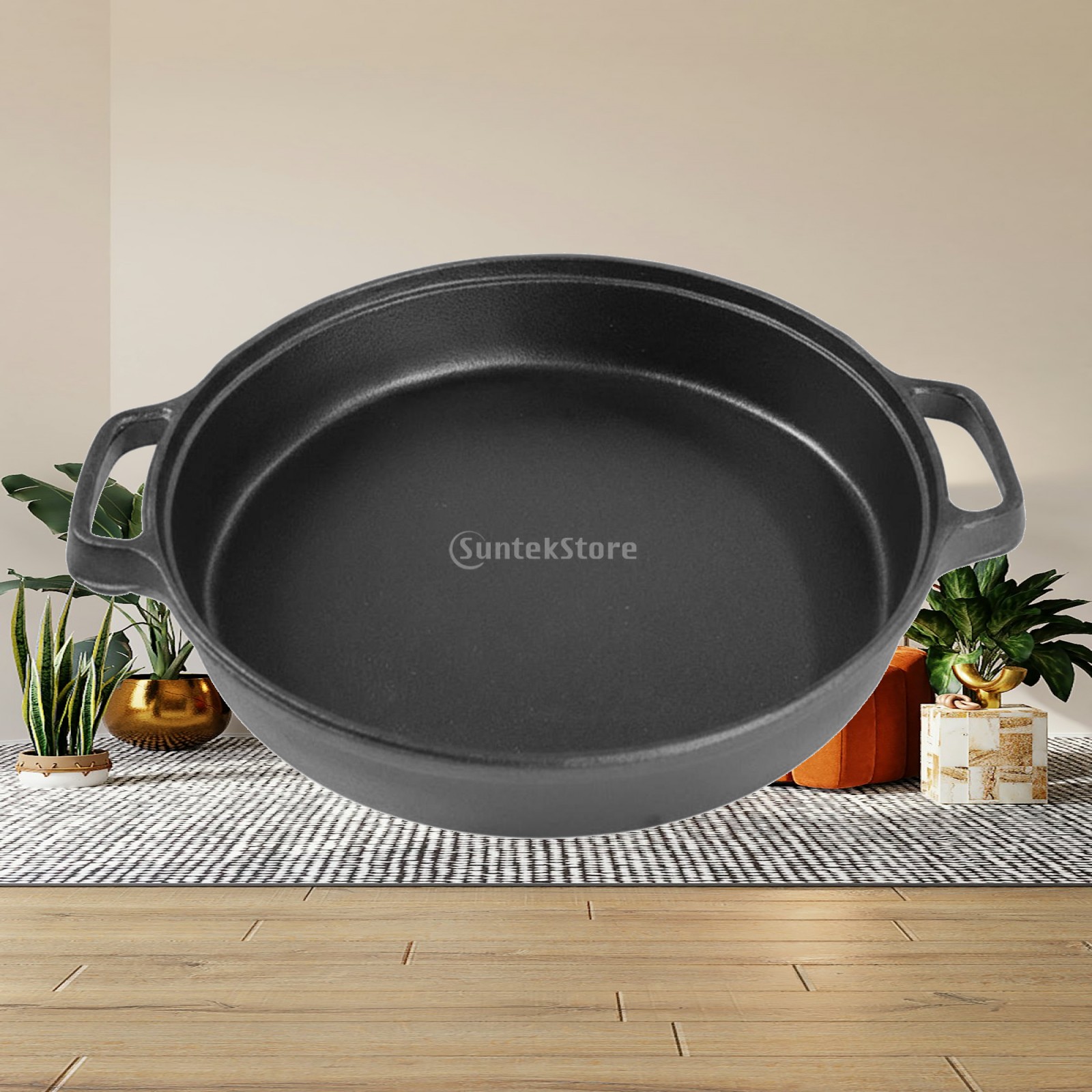 Cast Iron Skillet - Чугунная сковорода в деревенском стиле, 30