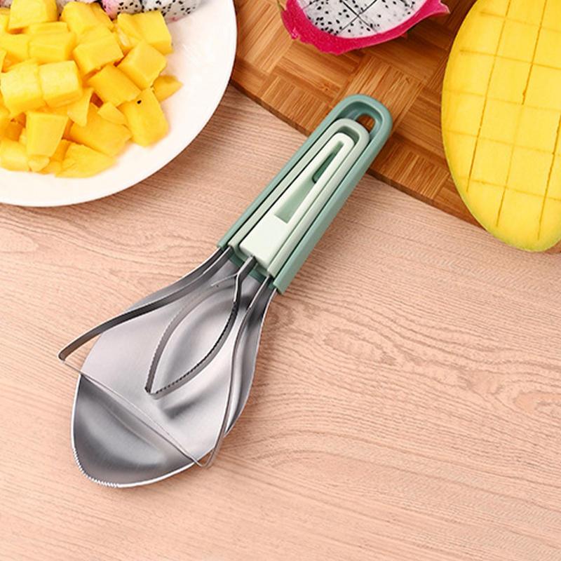3в1 нож для очистки манго, сеп – обзор и цена Avocado Slicer Tool