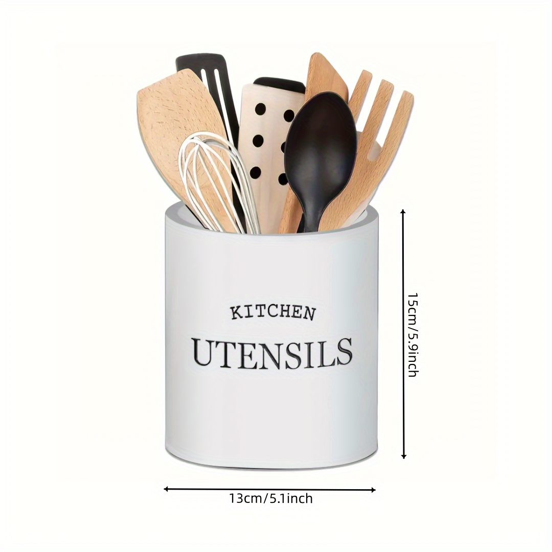 Черный деревянный держатель дл – обзор и цена Kitchen Utensil Holder